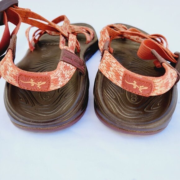 Chaco Orange ZX3 Classic Sandals - Women's sz 11 - Picture 5 of 9